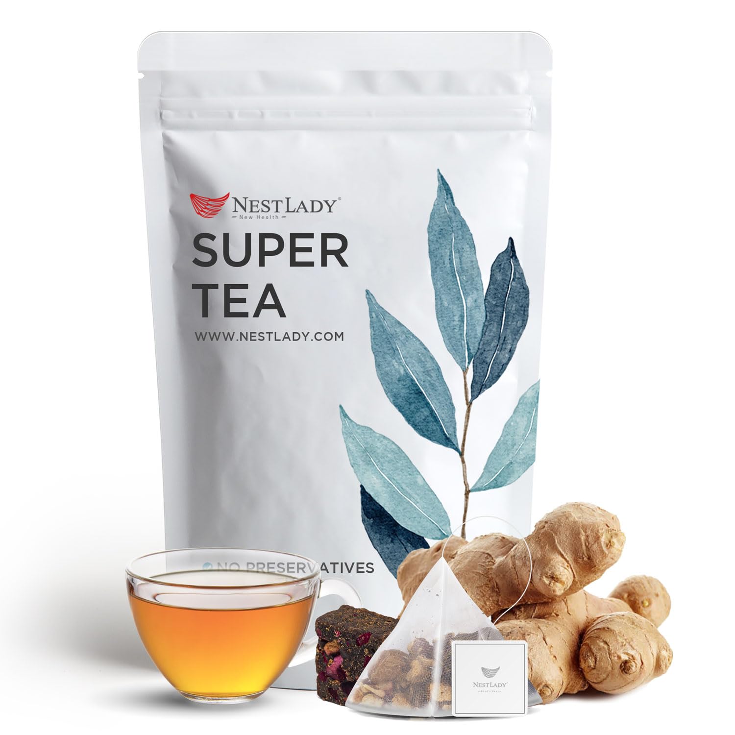 Amazon.com : NESTLADY Brown Sugar Ginger Herbal Tea with Longan
